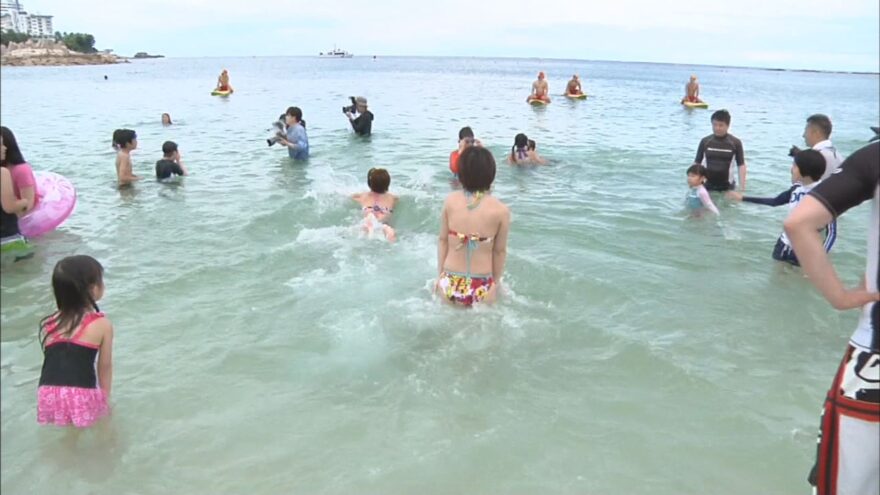 海水浴場の水質 今年も良好