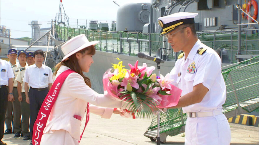 海上自衛隊練習艦「やまゆき」が寄港