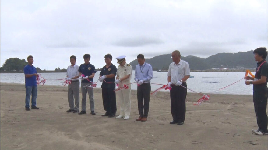 橋杭海水浴場 海開き