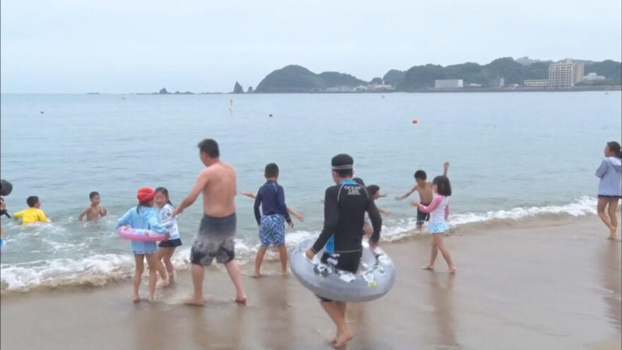 那智海水浴場 海開き