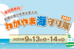 紀南の海が未来を変える〜わかやま海守り隊2025〜