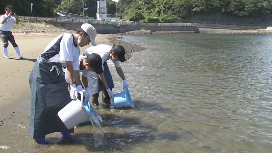 加太中学校の職場体験
